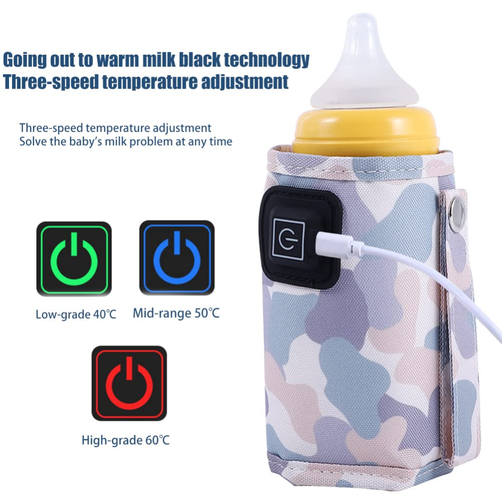 Funda Térmica Para Calentar Tetero Biberon Portatil Usb