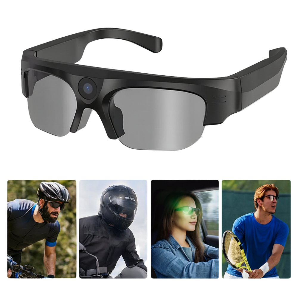 Gafas Deportivas Camara Video Fotos 2k Tactil Altavoz Bt