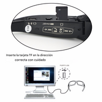 Camara Espía Gafas Espía 4k Video Audio Fotos Soporta 128gb