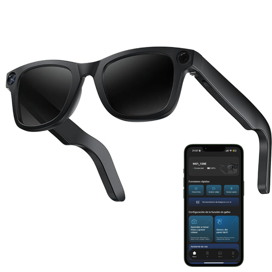Gafas Camara Inteligentes Bluetooth Altavoz Smart Glasses Ia