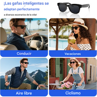Gafas Camara Inteligentes Bluetooth Altavoz Smart Glasses Ia