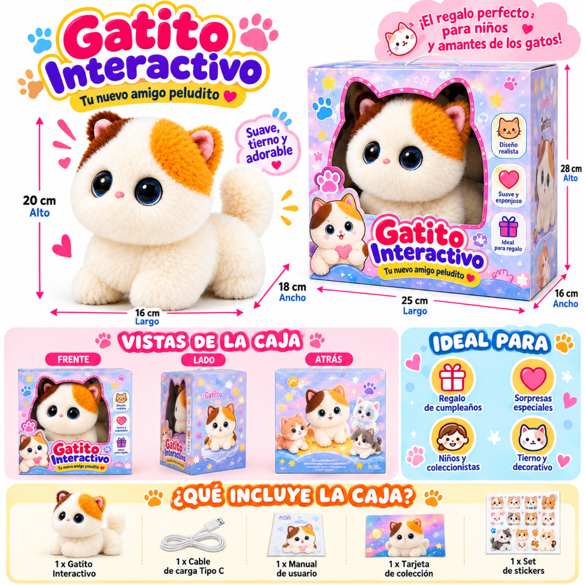 Peluche Interactivo Inteligencia Artificial Voz App Tuya Wifi