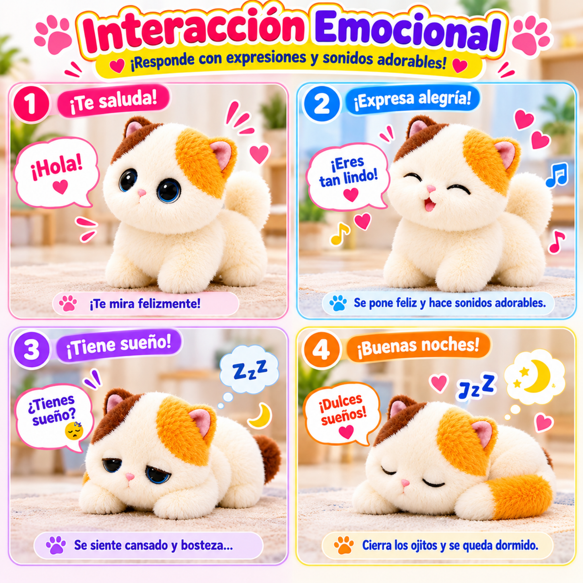 Peluche Interactivo Inteligencia Artificial Voz App Tuya Wifi