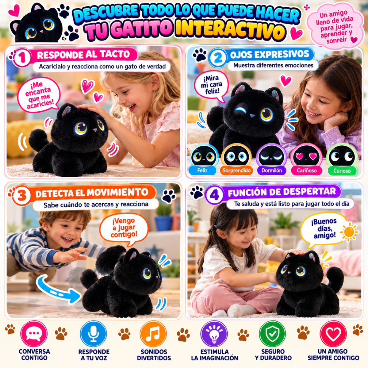 Peluche Interactivo Inteligencia Artificial Voz App Tuya Wifi