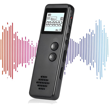 Grabadora De Voz Periodista Digital + Micro Sd 32gb Pantalla