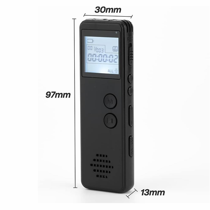 Grabadora De Voz Periodista Digital + Micro Sd 32gb Pantalla