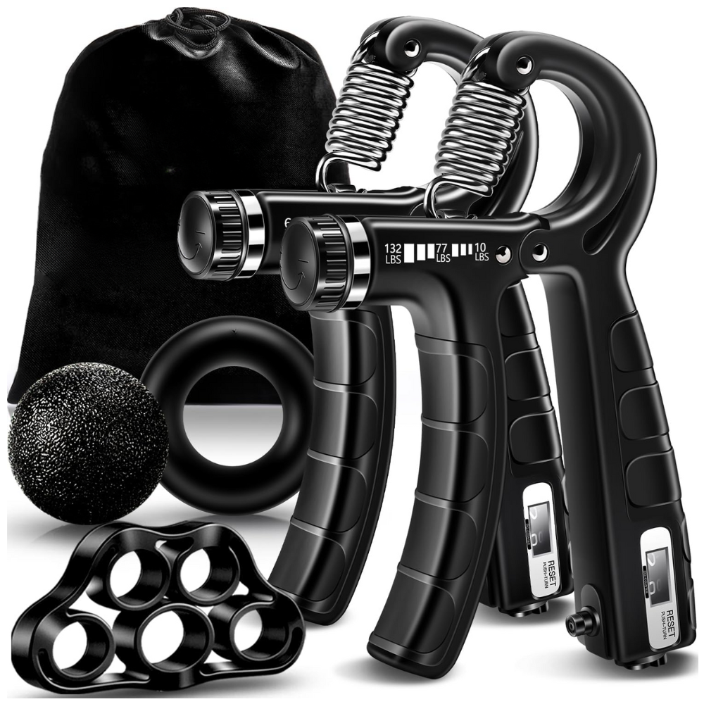 Pinza Ejercitador De Mano Muñeca Antebrazo Graduable X2 Unid