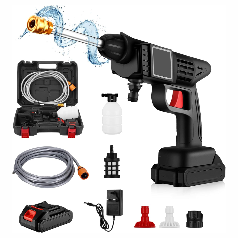 Hidro lavadora Inalámbrica Portátil Recargable 48v 2 Baterías