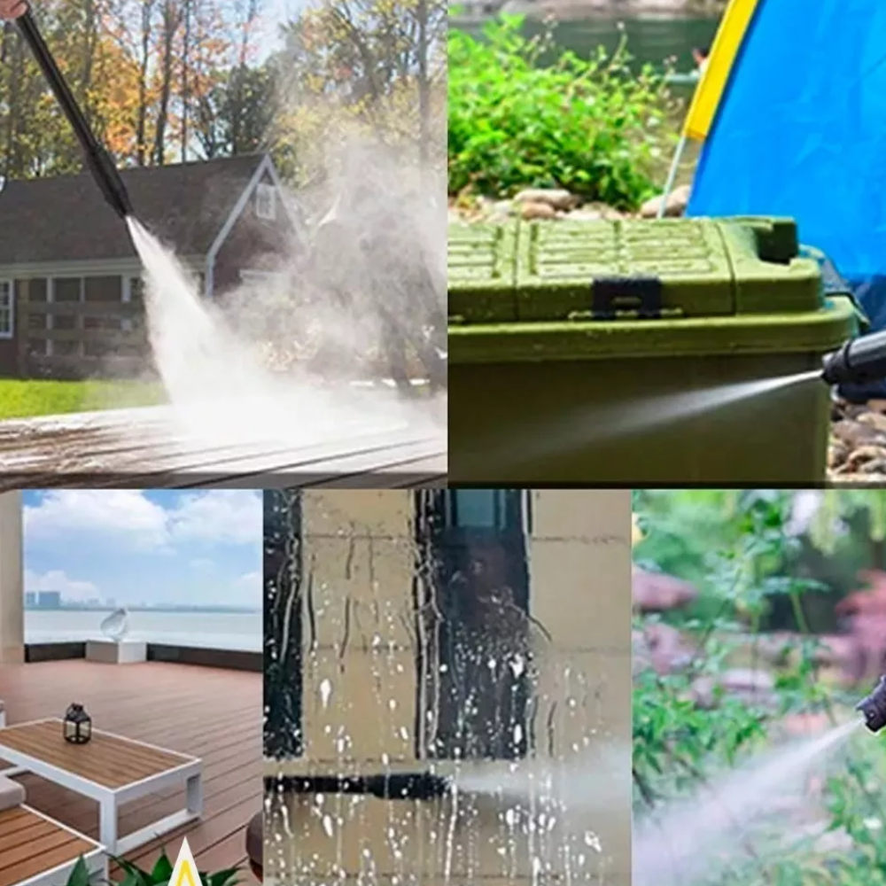 Hidro lavadora Inalámbrica Portátil Recargable 48v 2 Baterías