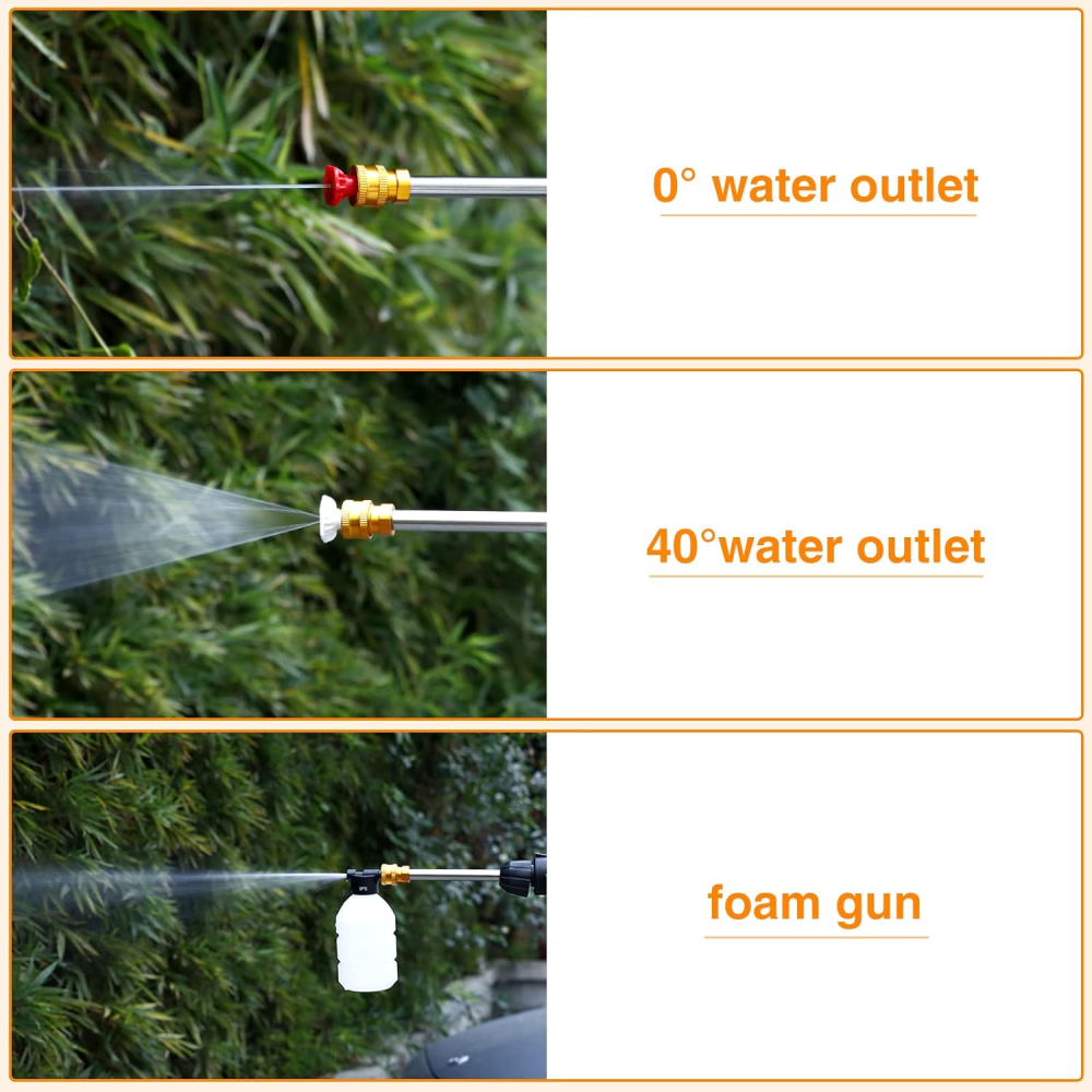 Hidro lavadora Inalámbrica Portátil Recargable 48v 2 Baterías