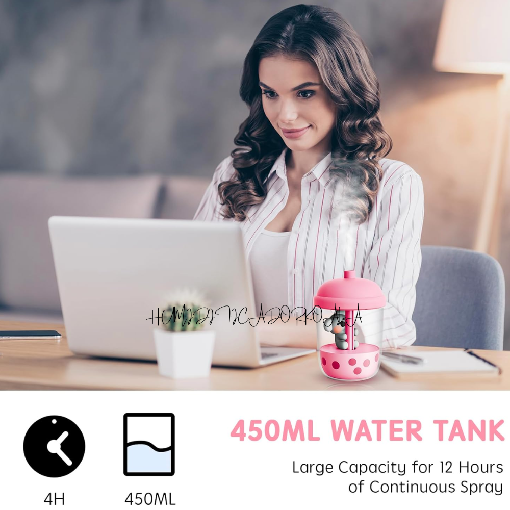 Difusor De Aromas Humidificador Koala Milk Tea