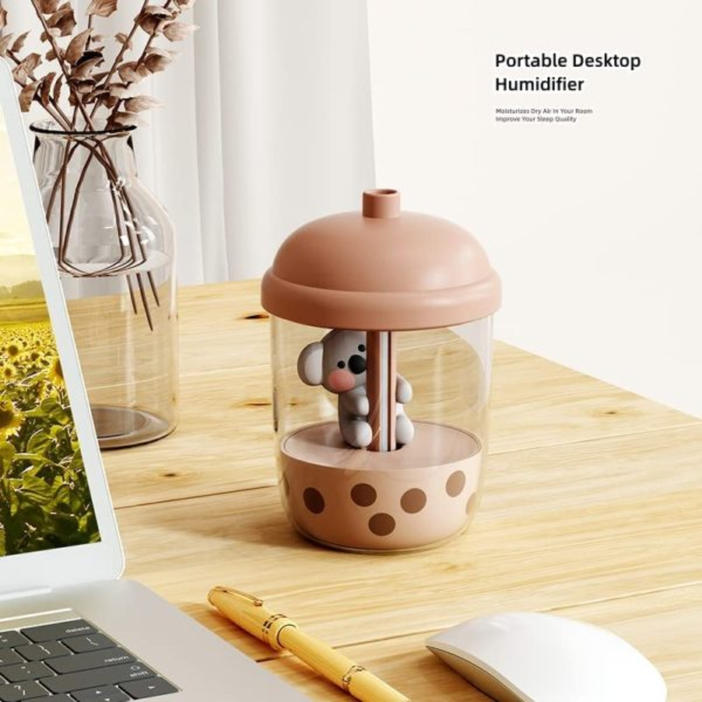 Difusor De Aromas Humidificador Koala Milk Tea