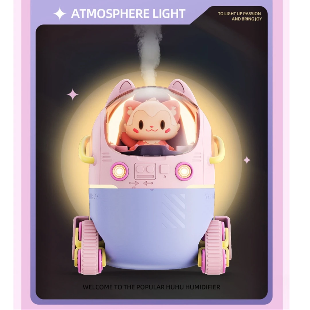 Difusor De Aromas Humificador Con Luces Led Gato