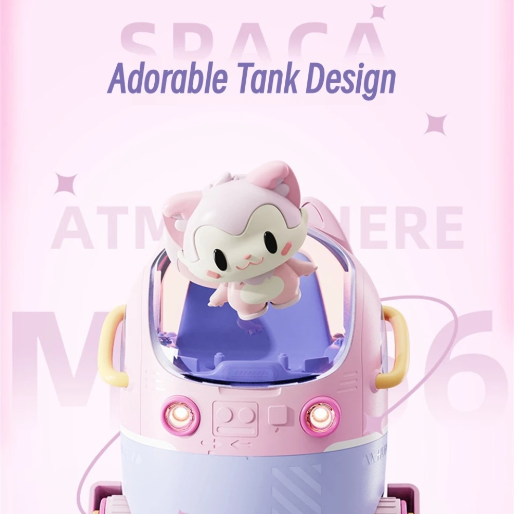 Difusor De Aromas Humificador Con Luces Led Gato