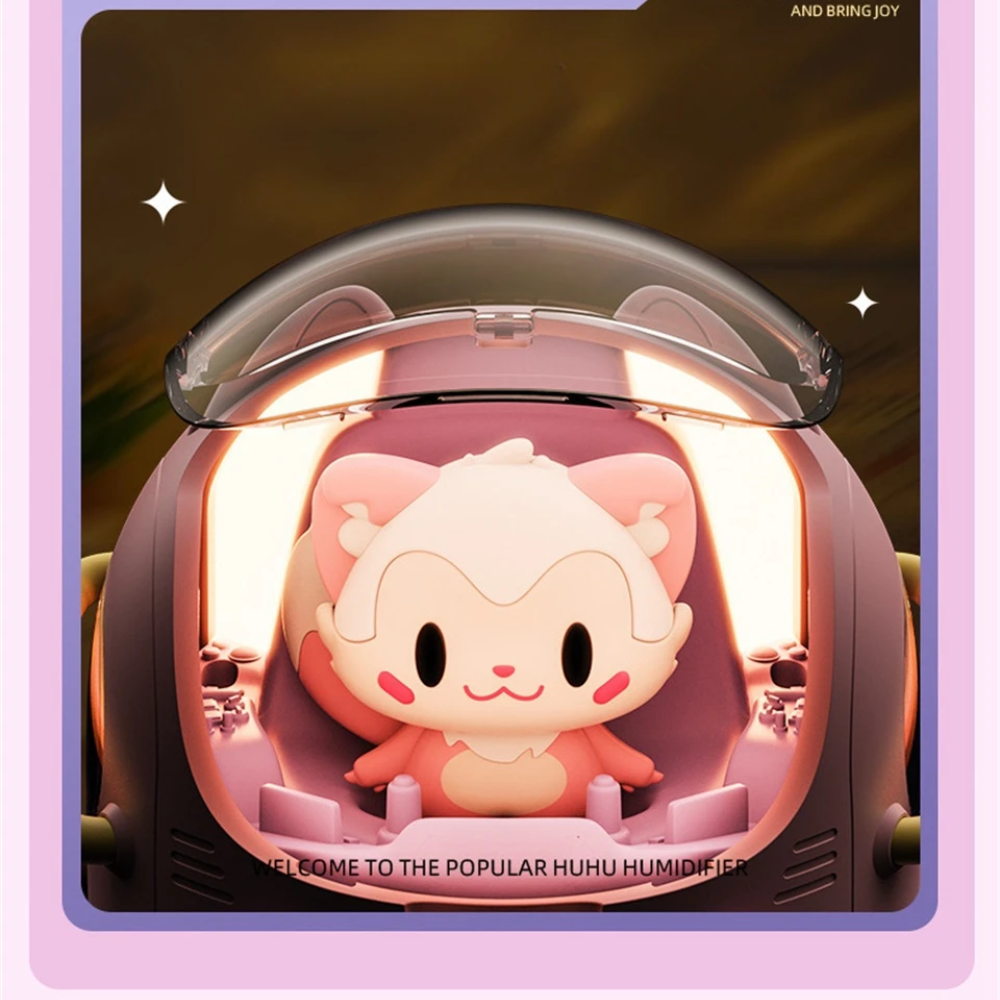 Difusor De Aromas Humificador Con Luces Led Gato