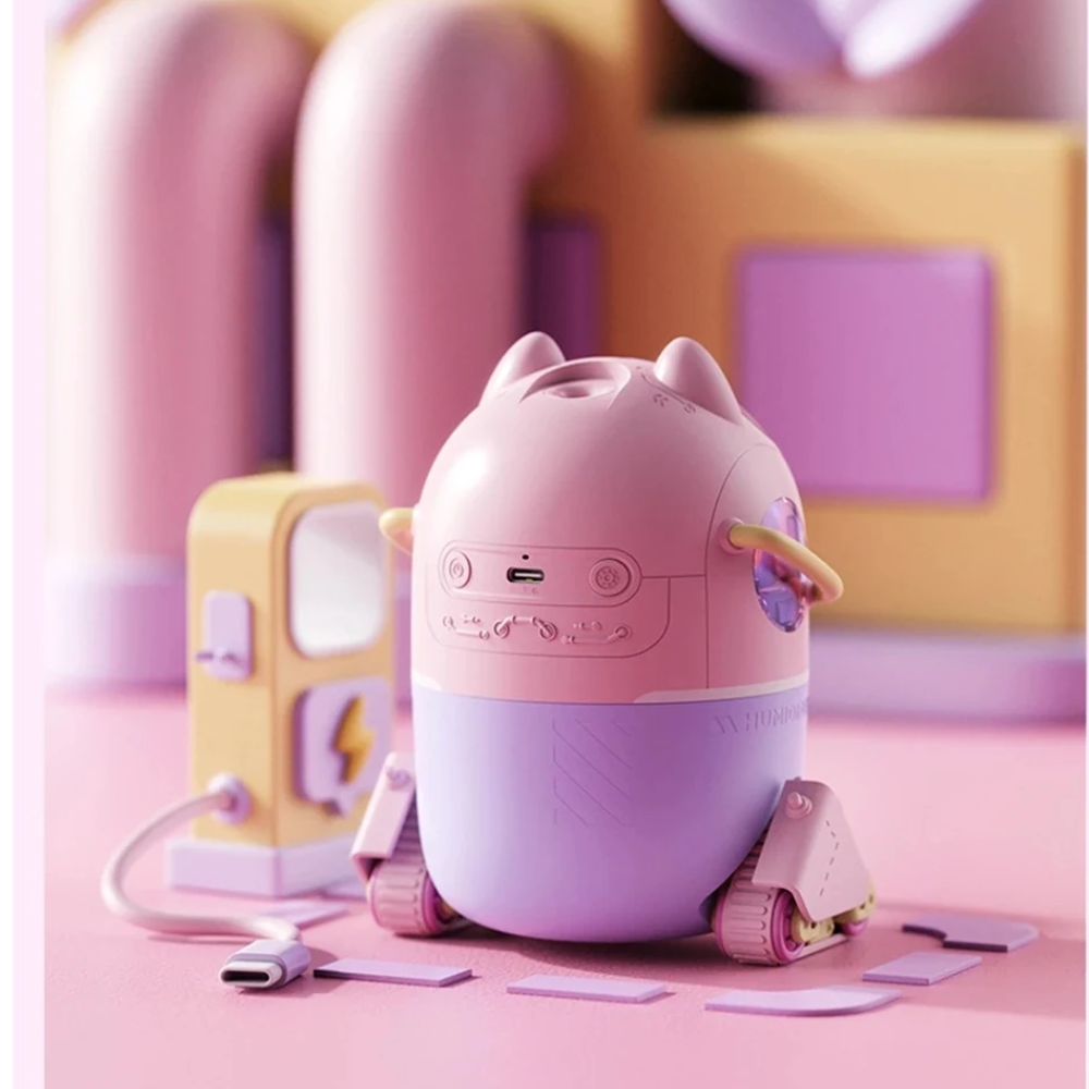 Difusor De Aromas Humificador Con Luces Led Gato