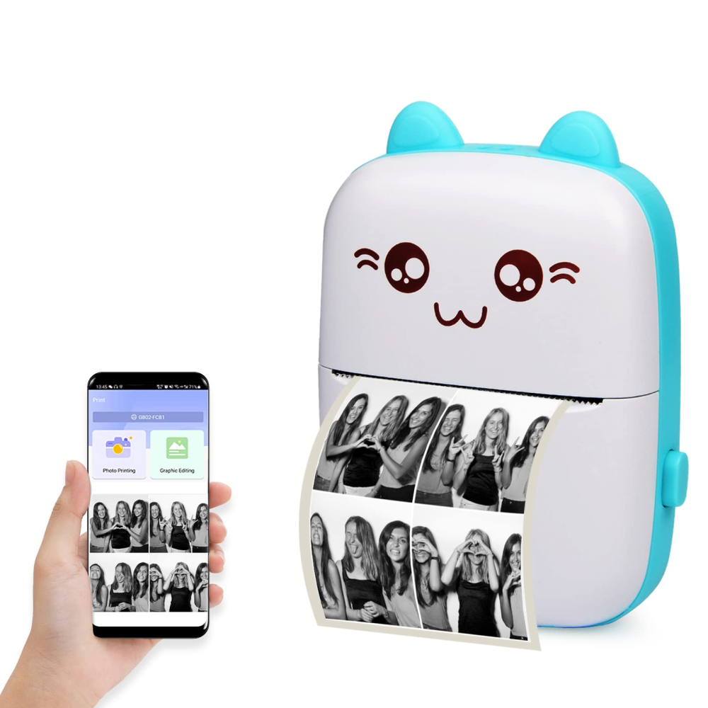 Impresora Para Celular Térmica Portátil Bluetooth 1 Rollo