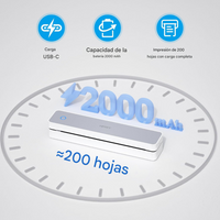 Thumbnail for Impresora Termica Portatil A4 Hprt Mt610 + Paquete100 Hojas