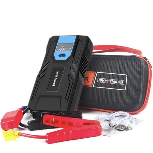 Arrancador Batería Portátil Carro Moto Linterna Power Bank 12V