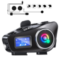 Intercomunicador Para Moto Q58 Rgb Musica Bluetooth 25 Horas