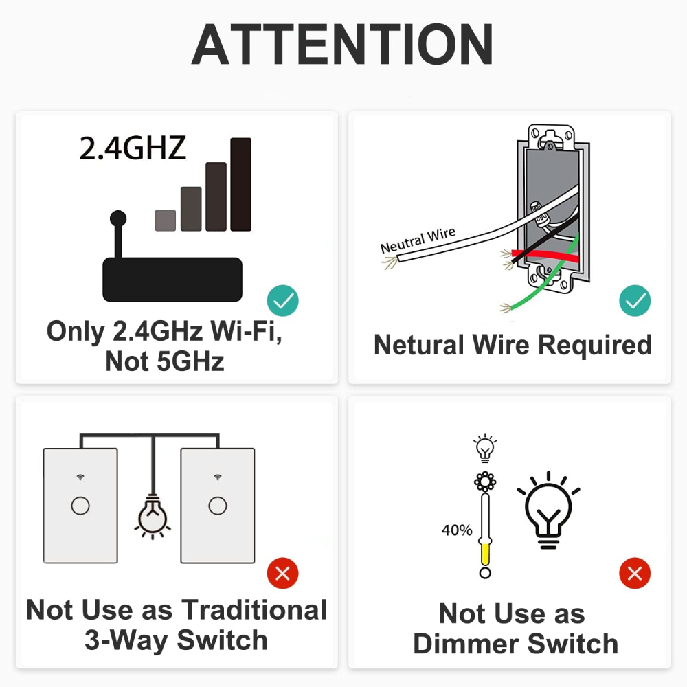 Interruptor Doble Wifi Inteligente Alexa Google Home