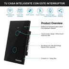 Interruptor Doble Wifi Inteligente Alexa Google Home