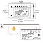 Interruptor Triple Wifi Inteligente Alexa Google Home Wifi