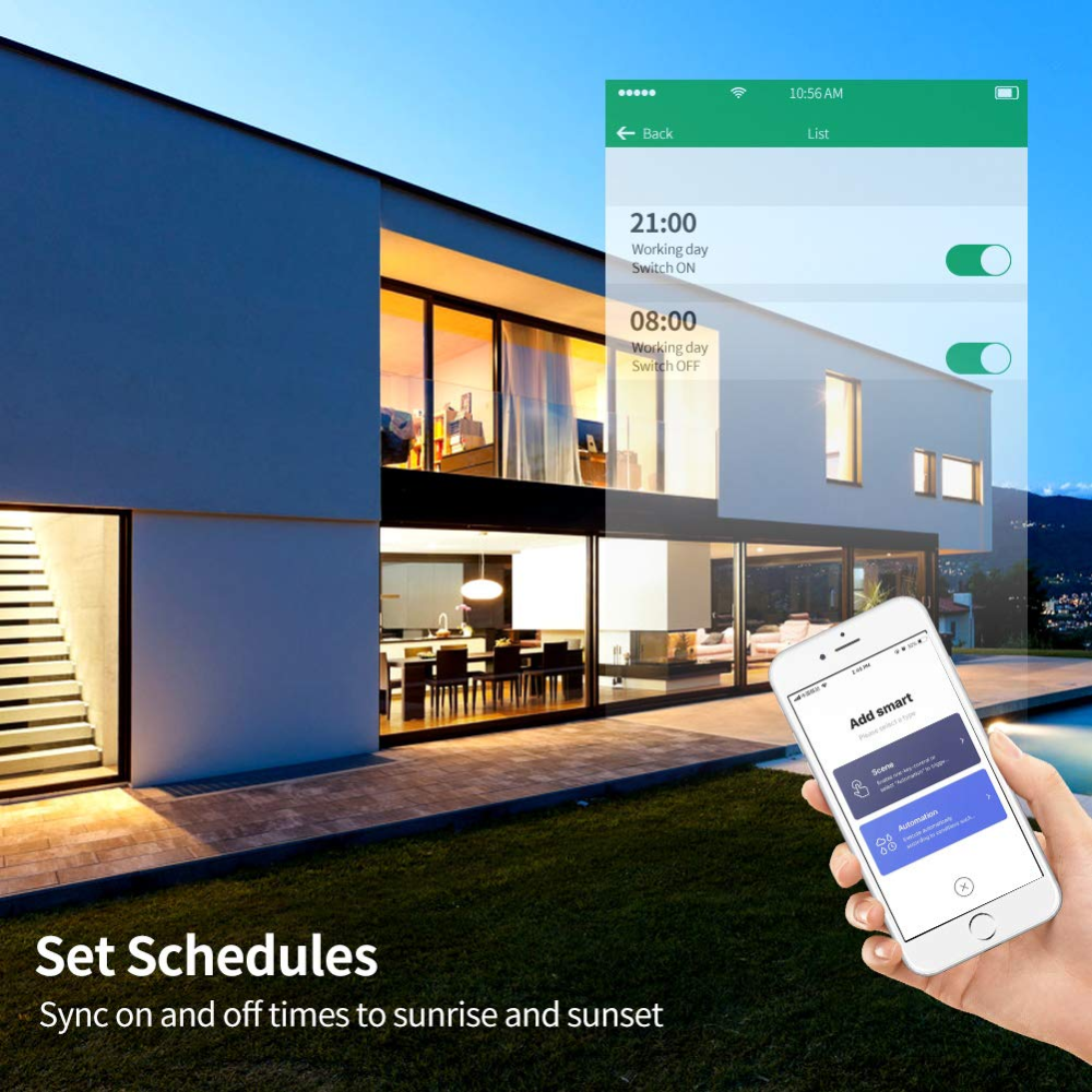 Interruptor Triple Wifi Inteligente Alexa Google Home Wifi