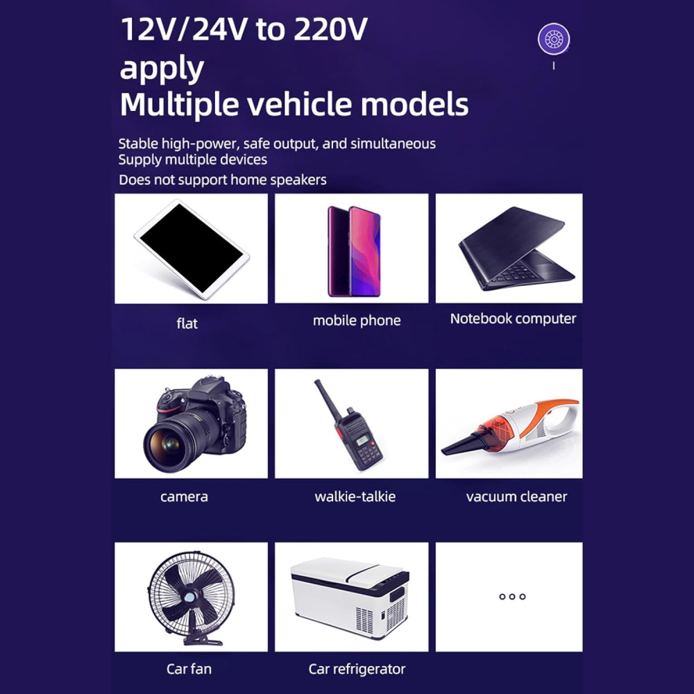 Inversor Convertidor De Corriente 1500w 12v 24v A 220v