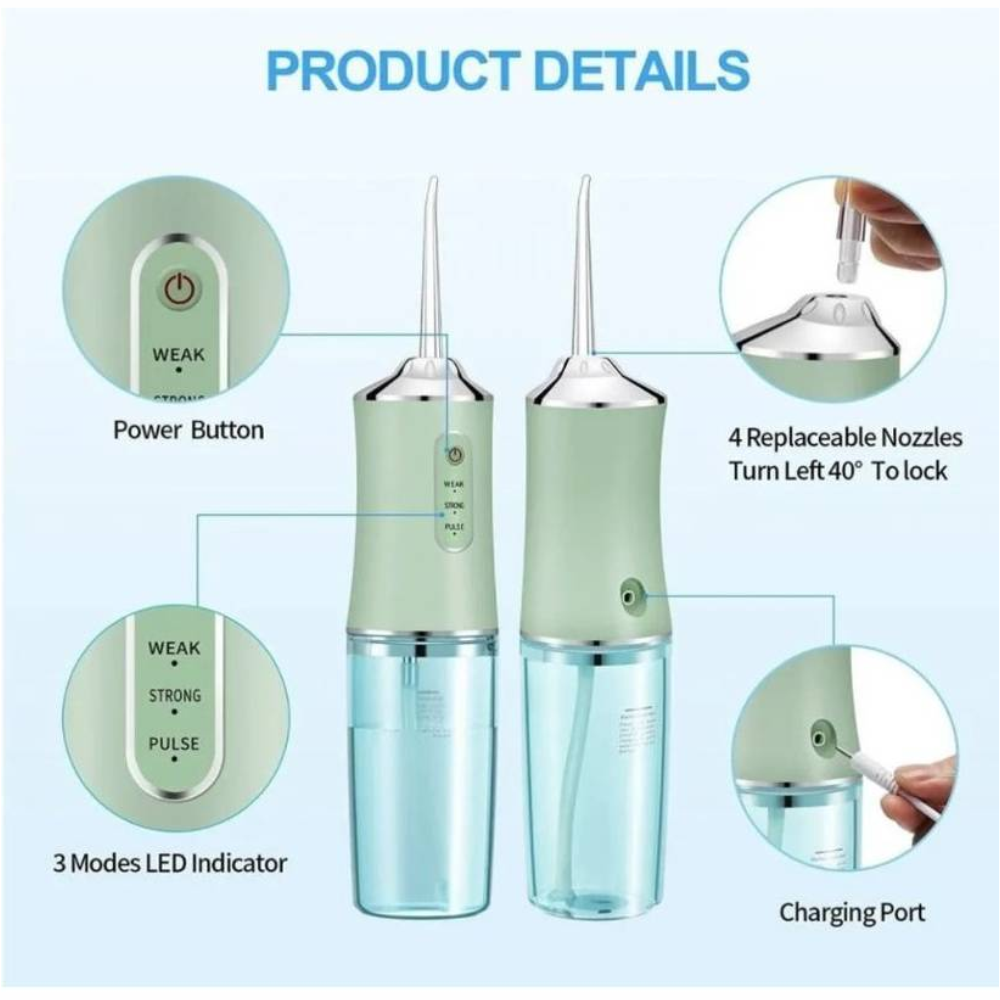 Irrigador Dental Recargable 360
