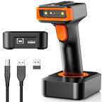 Lector Código Barras A5 QR Pantalla Bluetooth USB Inventarios 2D