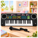 Piano Organeta Infantil 37 Teclas Micrófono Ritmos Música