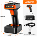 Lector Código Barras A5 QR Pantalla Bluetooth USB Inventarios 2D