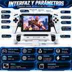Consola Portátil SJGAM M28 Pantalla 7,1 Pulgadas Emulador PS2 Retro