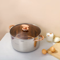 Thumbnail for Bateria De Cocina Ollas En Acero Quirurgico Duo Le Bao 6pcs