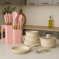 Thumbnail for ✨Bateria Ollas Marmol Mango Desmontable Regalo Set Utensilios✨