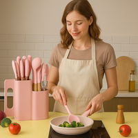 Thumbnail for ✨Bateria Ollas Marmol Mango Desmontable Regalo Set Utensilios✨