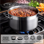 Juego De Ollas Bateria De Cocina Kaisa Villa 6 Pcs Grandes