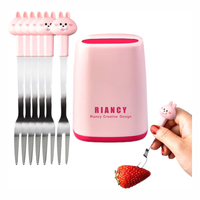 Thumbnail for Tenedores Para Frutas Dibujos Animados 6 Unidades Inoxidable