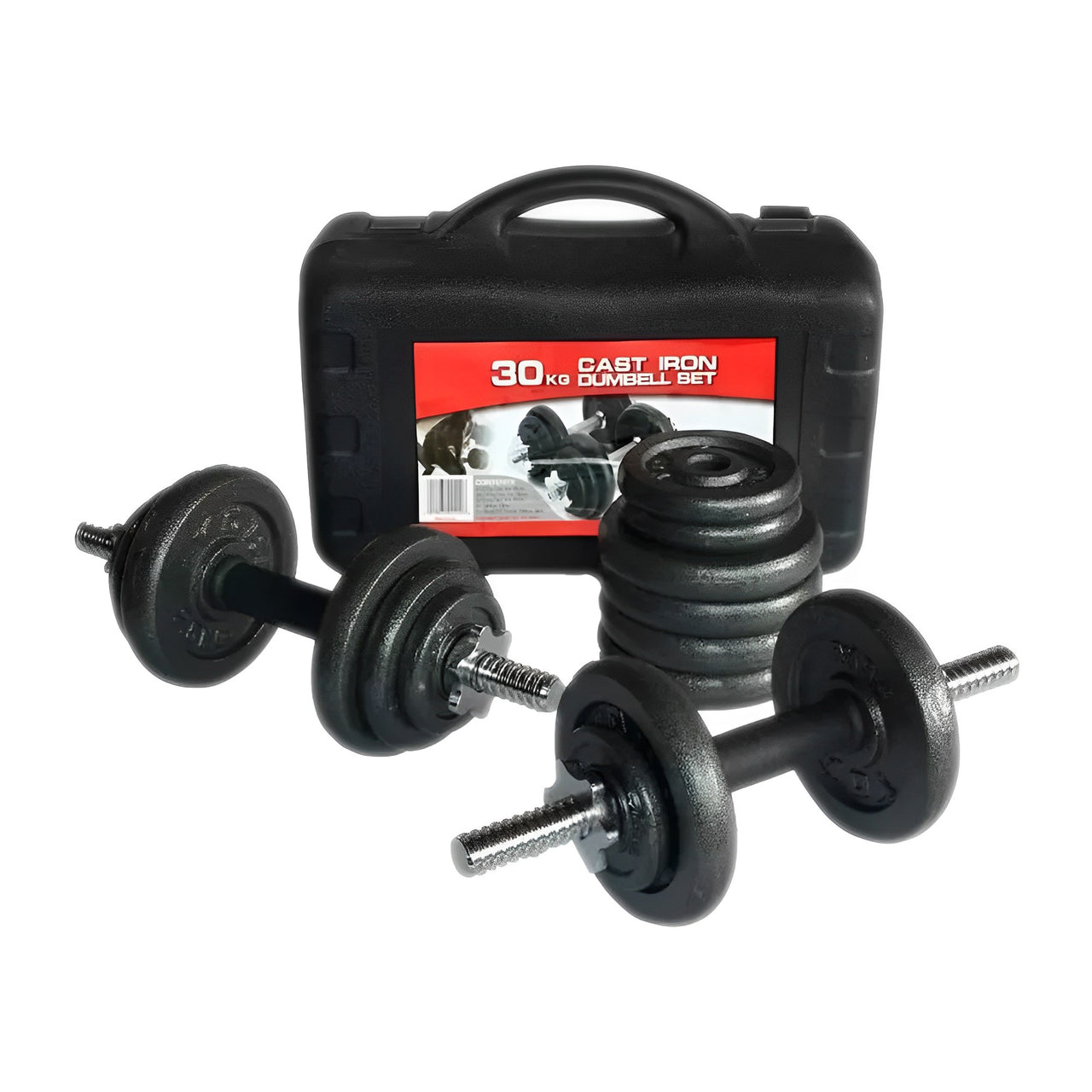 Kit Mancuernas Pesas 30 Kg Juego De Mancuernas 60 Libras