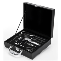 Thumbnail for Kit Sacacorchos Catador De Vino Tinto Con Accesorios Estuche