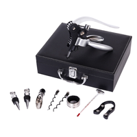 Thumbnail for Kit Sacacorchos Catador De Vino Tinto Con Accesorios Estuche