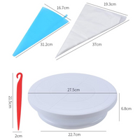 Thumbnail for Moldes Para Tortas X3 Pcs Con Kit De Pastelería 66 Pcs Combo