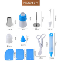 Thumbnail for Moldes Para Tortas X3 Pcs Con Kit De Pastelería 66 Pcs Combo