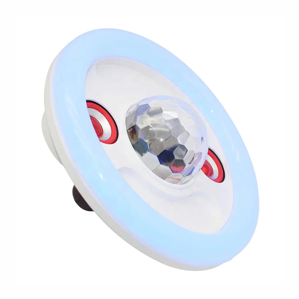 🔊Lampara Rgb Musical Bluetooth Doble Parlante 36w💡