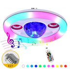 🔊Lampara Rgb Musical Bluetooth Doble Parlante 36w💡