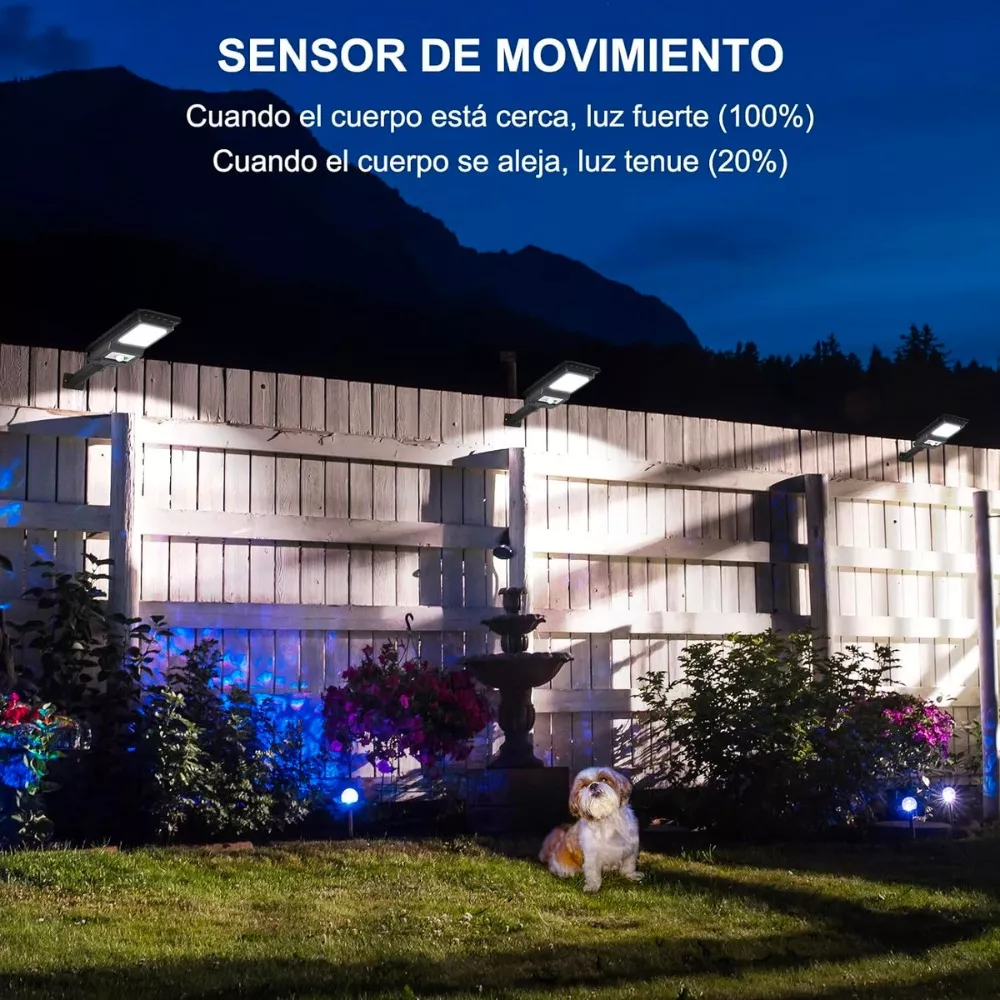 Panel Reflector Solar 300w Con Sensor De Movimiento Cl115