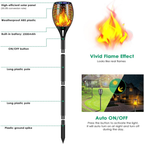 Lampara Solar Antorcha Para Jardín Efecto Fuego Ip65 Unidad