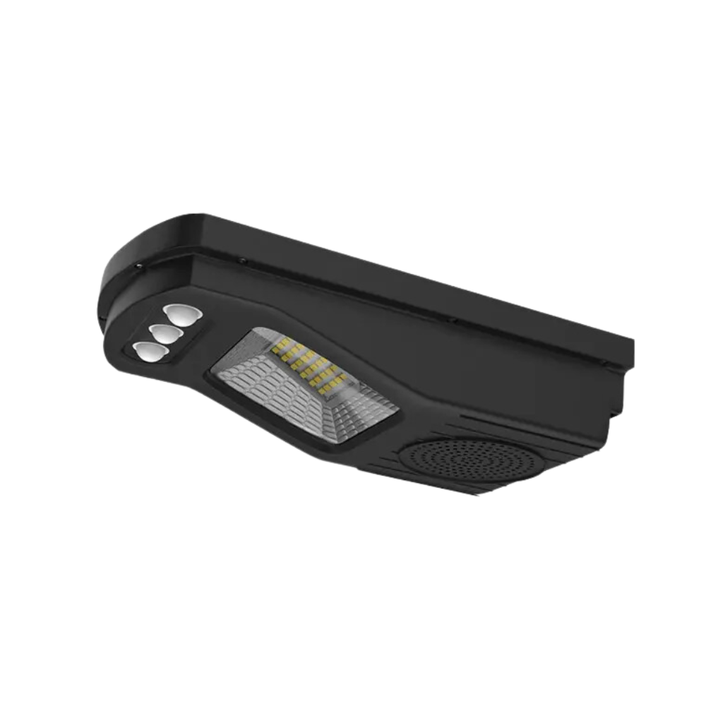 Reflector Con Panel Solar De 30w Recargable Bluetooth Musica Cl-180