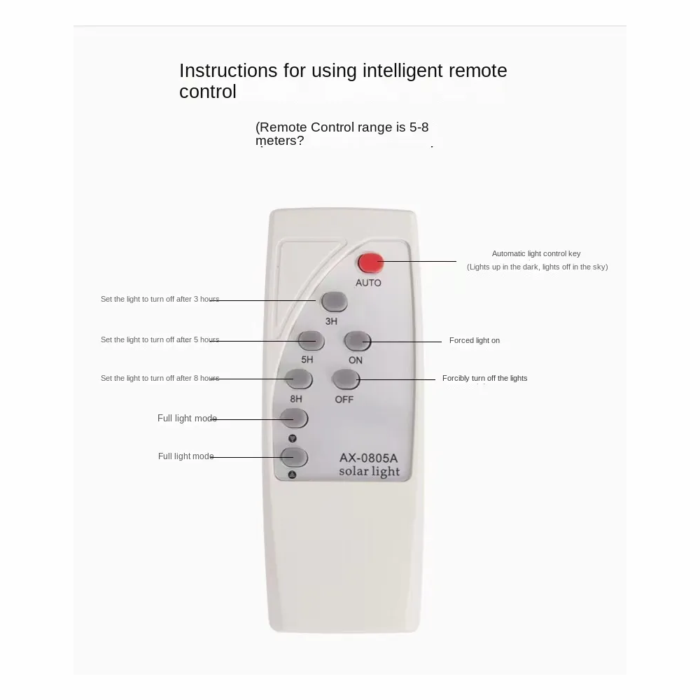 Lampara Solar Reflector Exteriores De 500w Control Remoto